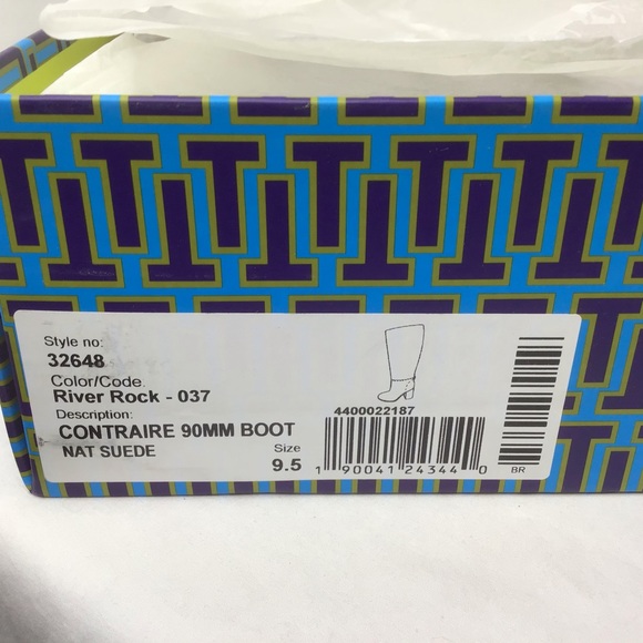 New Tory Burch Contraire Suede 90mm Knee Boot - Picture 16 of 16